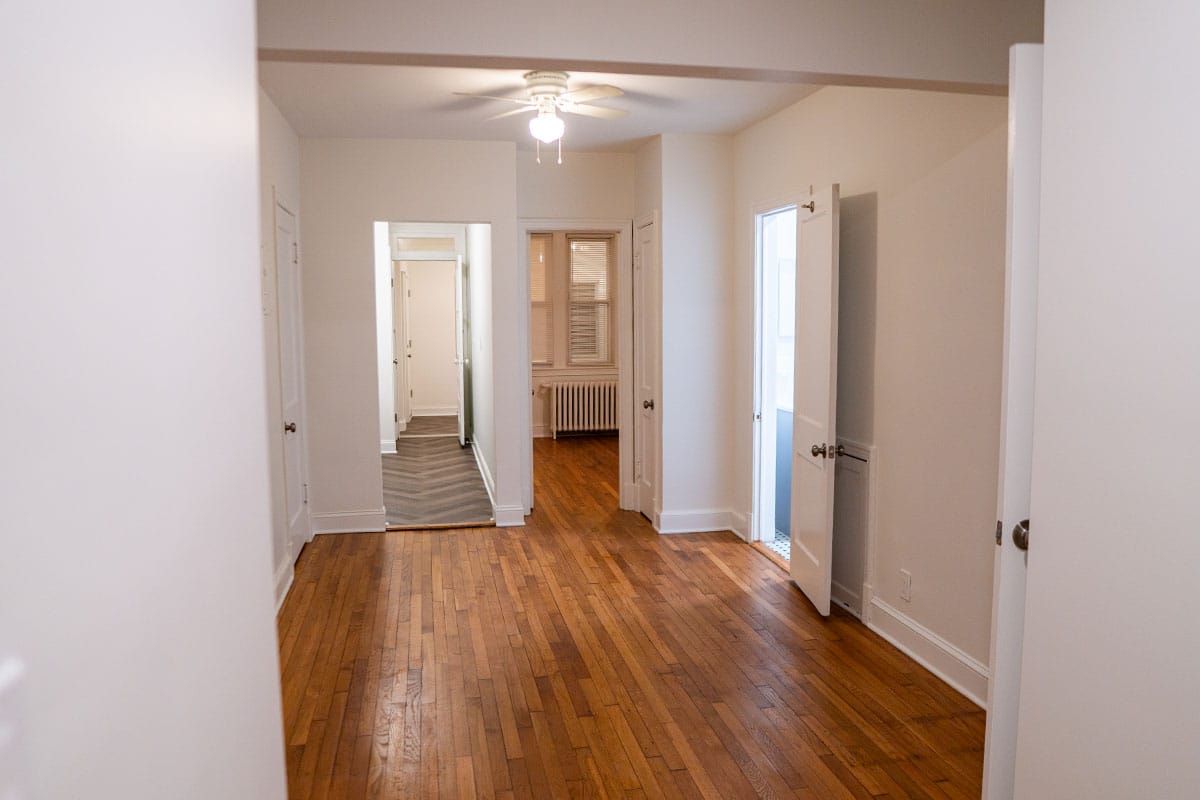 Walking inside a DC apartment recently renovated by JVV Remodeling