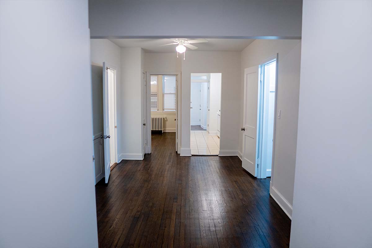 Walking inside a apartment in Washington DC renovated by JVV Remodeling